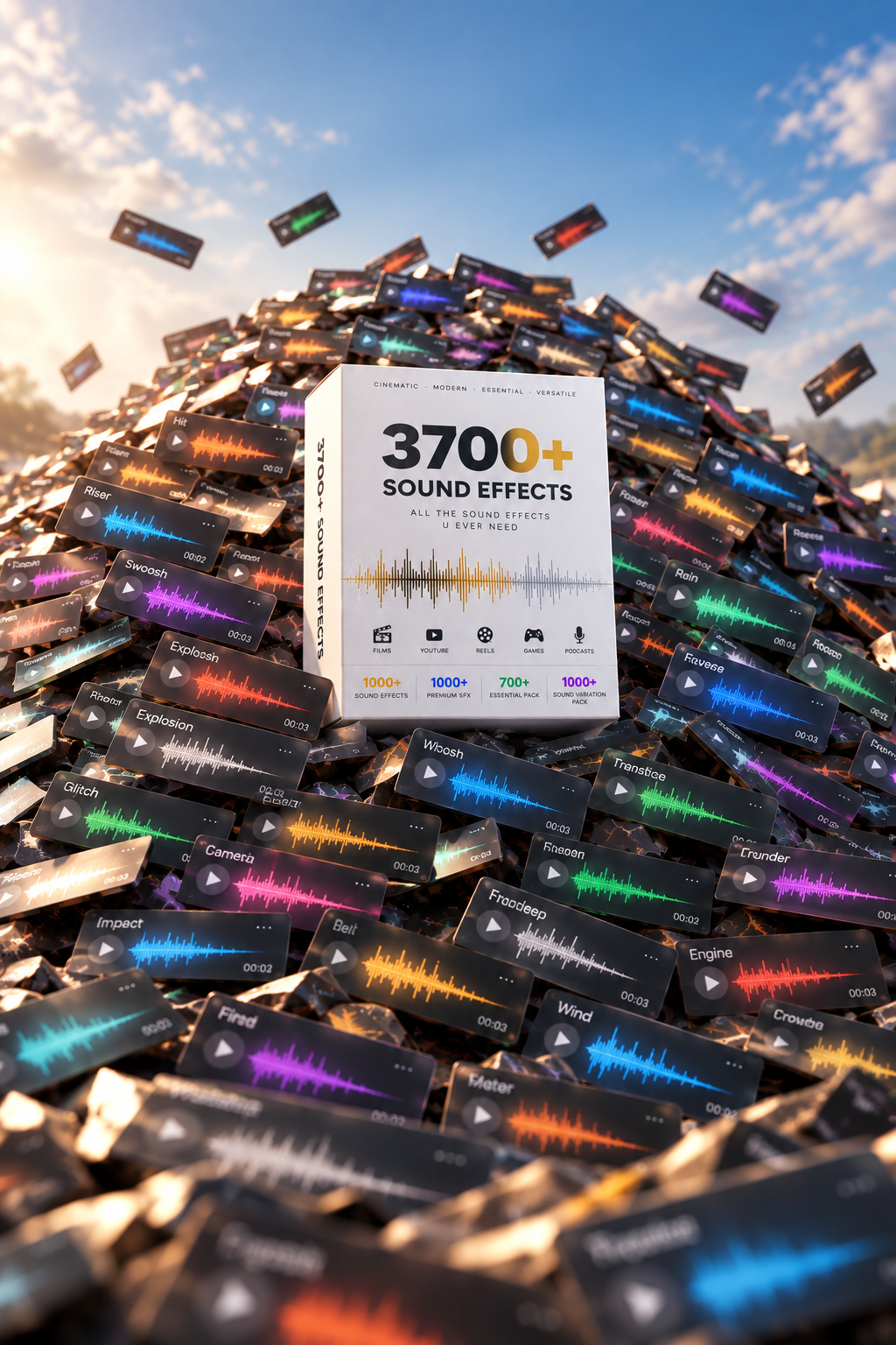 3700+ Sound Effects Bundle – Organized Premium SFX Library
