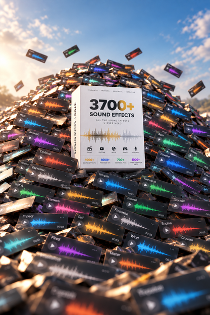 3700+ Sound Effects Bundle – Organized Premium SFX Library
