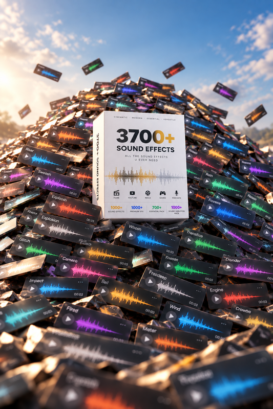 3700+ Sound Effects Bundle – Organized Premium SFX Library